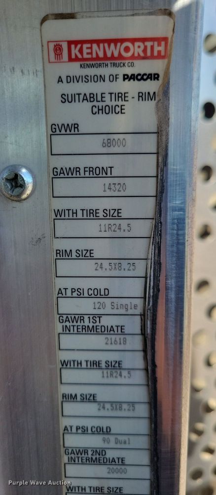 image for item LO9822 2012 Kenworth T800  dump truck