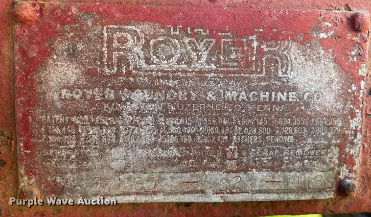 image for item LV9932 Royer  topsoil shredder