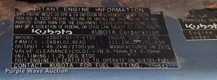 image for item LY9349 2014 Bobcat S590  skid steer loader