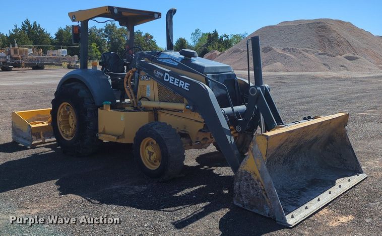 image for item LY9442 2014 John Deere 210K  landscape tractor