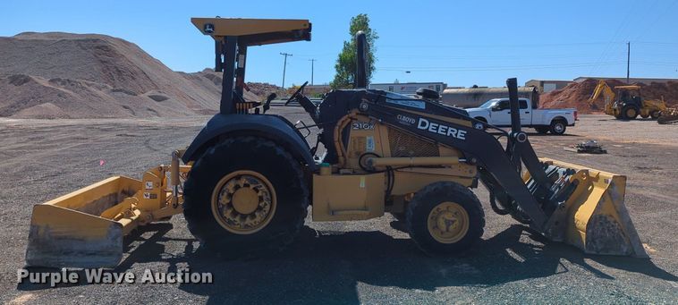 image for item LY9442 2014 John Deere 210K  landscape tractor