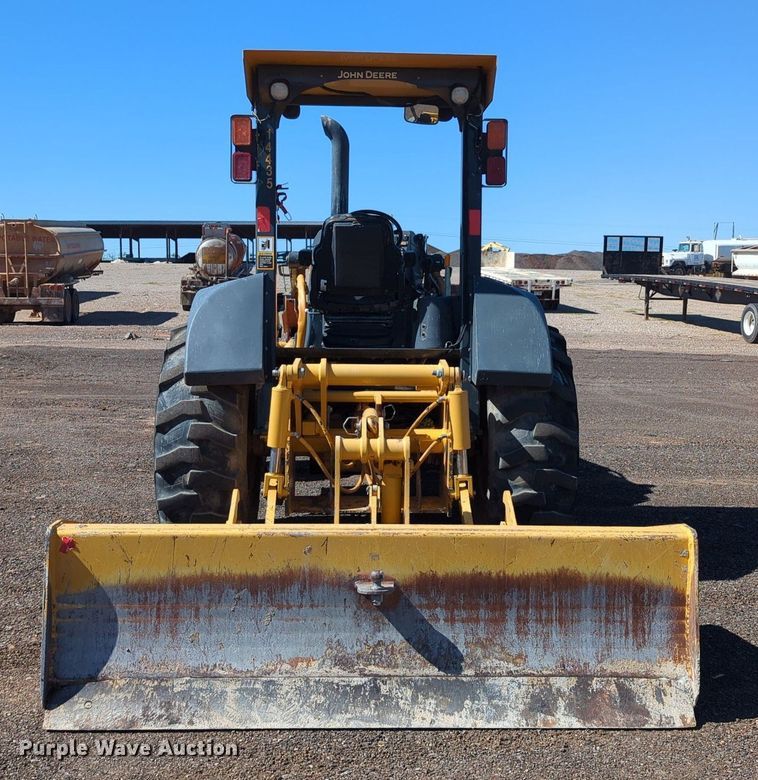 image for item LY9442 2014 John Deere 210K  landscape tractor