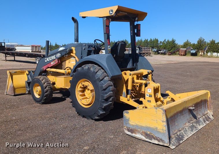 image for item LY9442 2014 John Deere 210K  landscape tractor