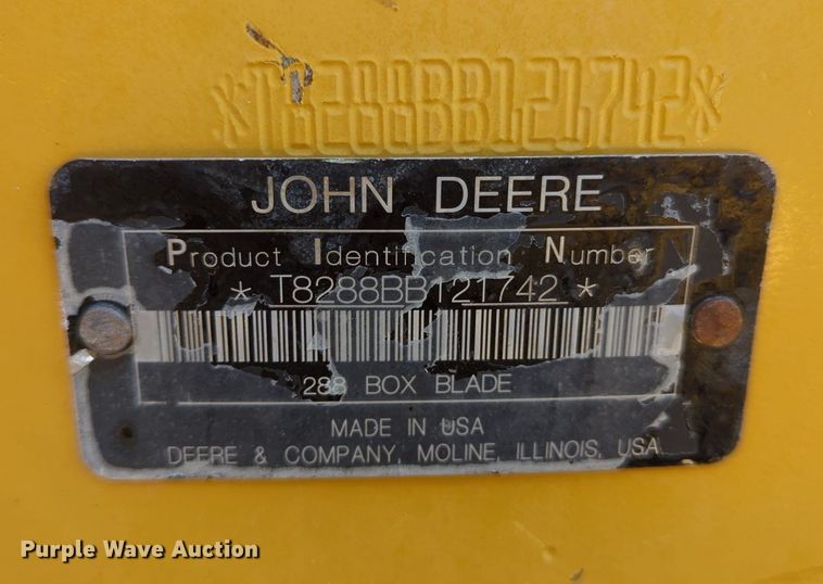 image for item LY9442 2014 John Deere 210K  landscape tractor