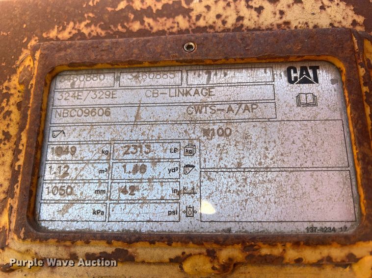 image for item MH9429 Caterpillar  42" W excavator bucket