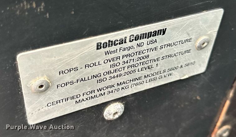 image for item MQ9475 2014 Bobcat 5600  utility vehicle