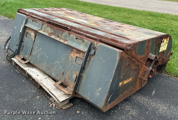 image for item MQ9482 Bobcat  skid steer sweeper