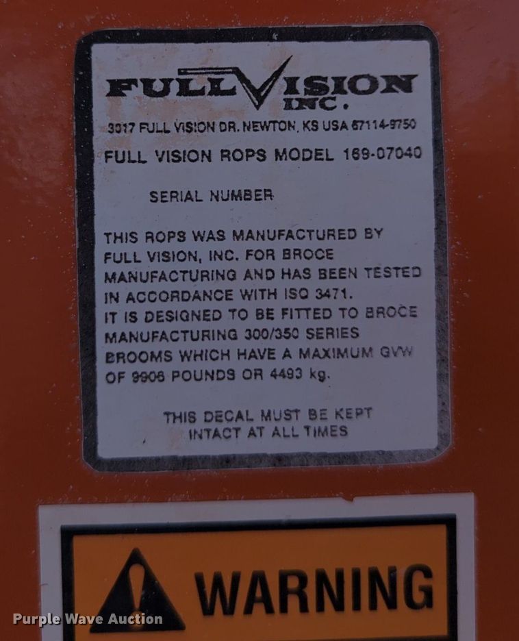 image for item MX9466 Broce KR350 broom