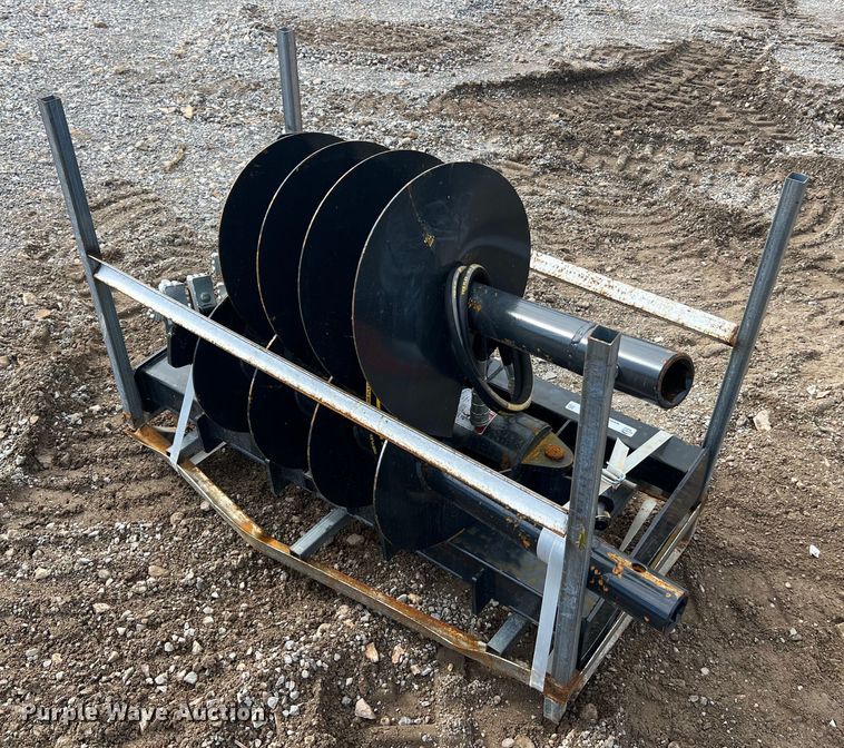 image for item NA9269 JCT Attachments  skid steer auger