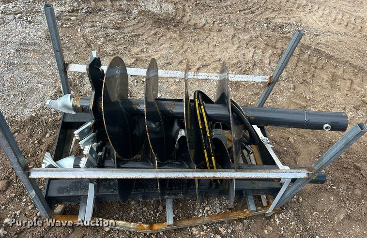 image for item NA9269 JCT Attachments  skid steer auger