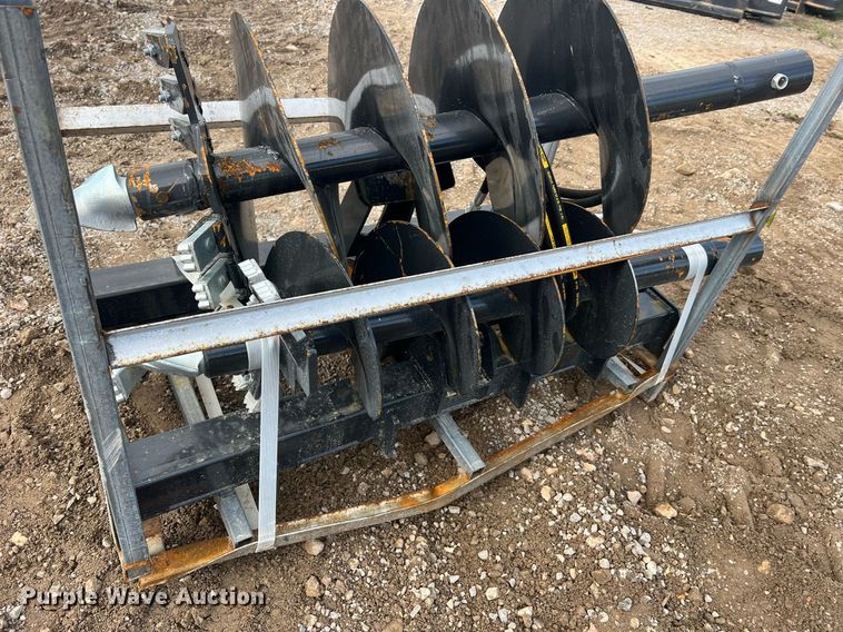 image for item NA9269 JCT Attachments  skid steer auger