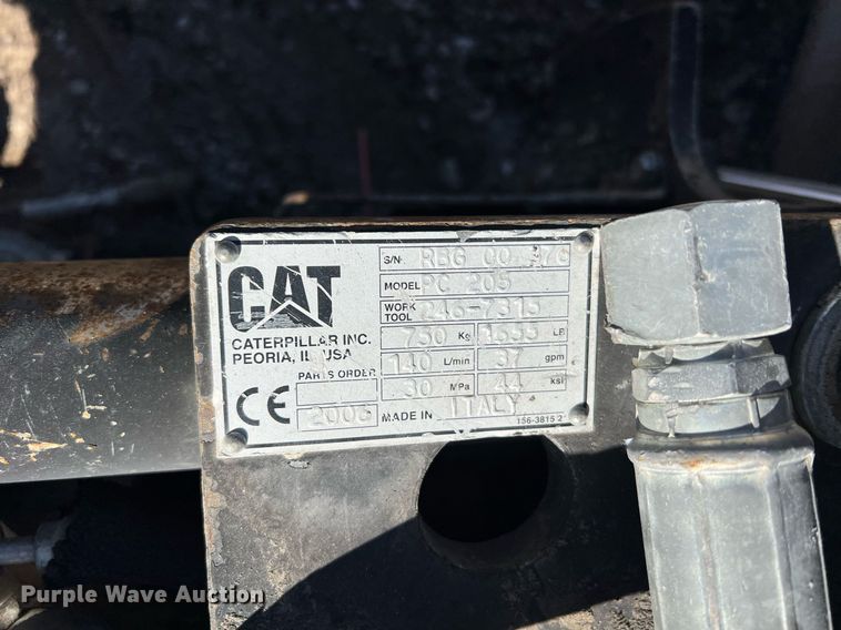 image for item NA9288 2006 Caterpillar PC205 skid steer cold planer