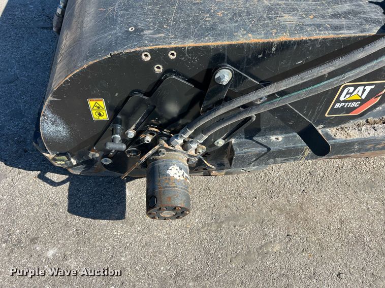 image for item NA9292 2014 Caterpillar BP118C skid steer broom