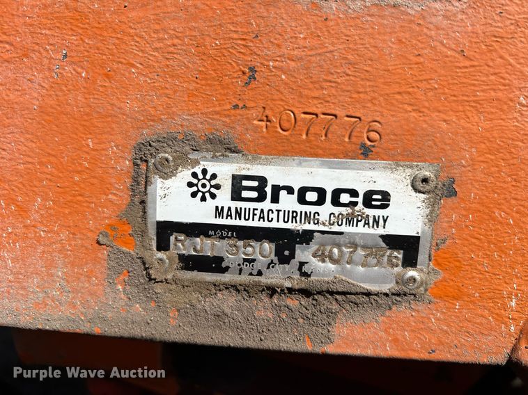 image for item NA9299 2012 Broce RJT350 broom