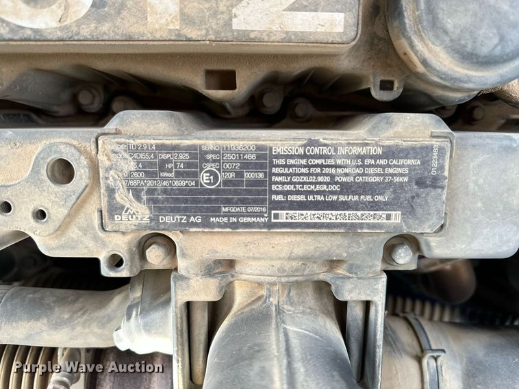 image for item NA9559 2016 Genie GTH-5519  telehandler