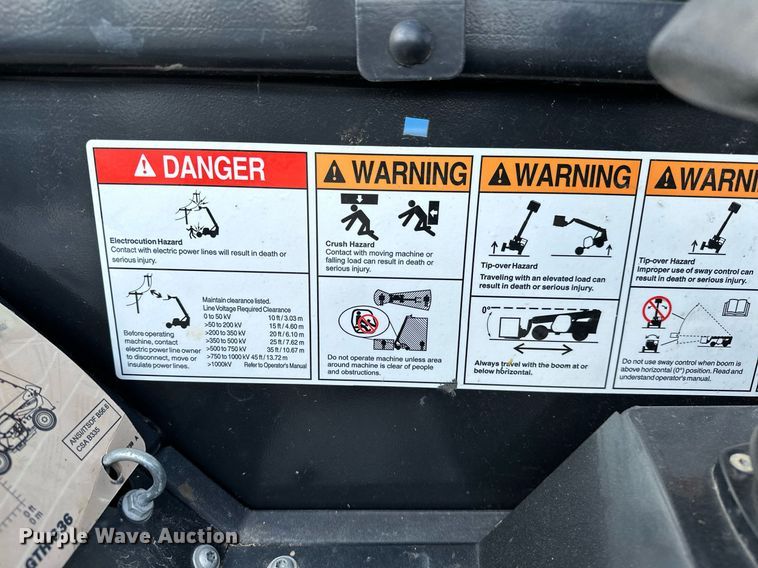 image for item NA9560 2020 Genie GTH-636  telehandler