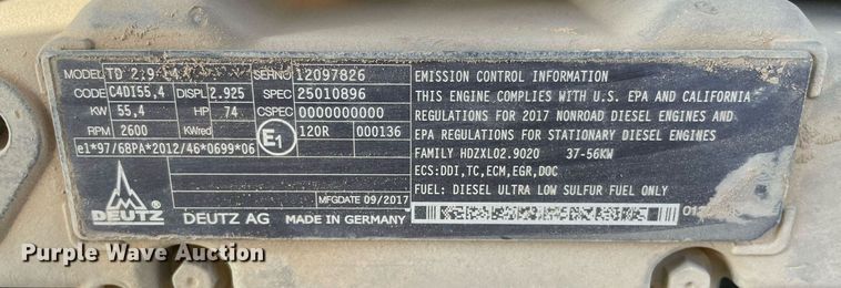 image for item NA9562 2018 Genie GTH-636  telehandler