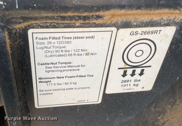 image for item NA9578 2017 Genie GS-2669RT  scissor lift