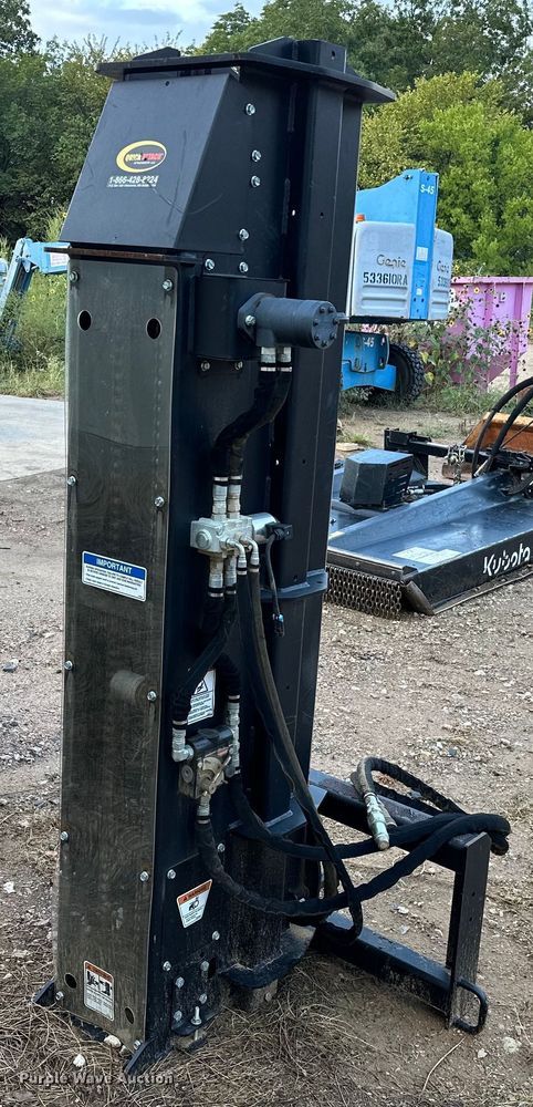 image for item NA9582 Quick Attach  skid steer post driver