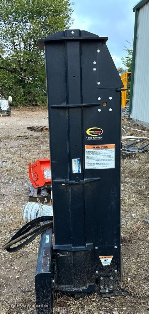 image for item NA9582 Quick Attach  skid steer post driver