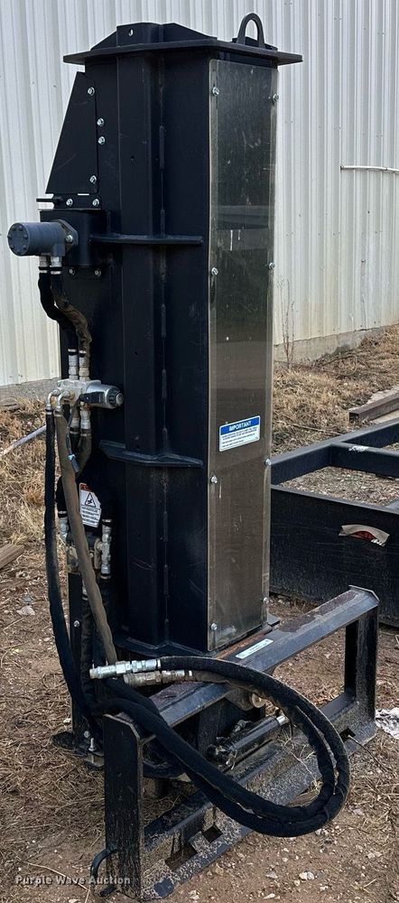 image for item NA9582 Quick Attach  skid steer post driver