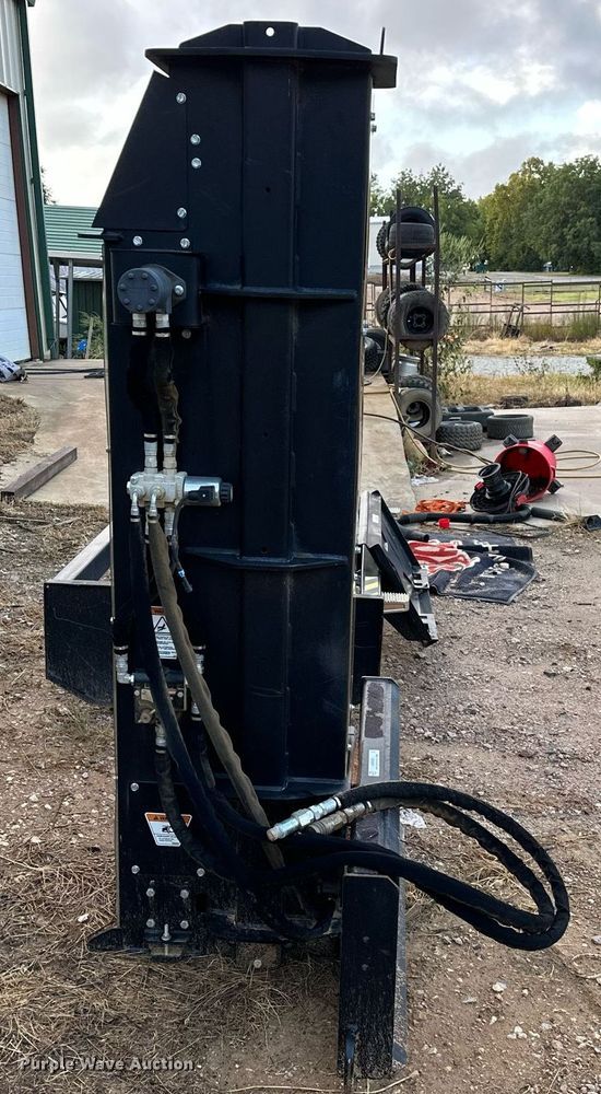 image for item NA9582 Quick Attach  skid steer post driver