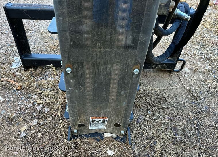 image for item NA9582 Quick Attach  skid steer post driver