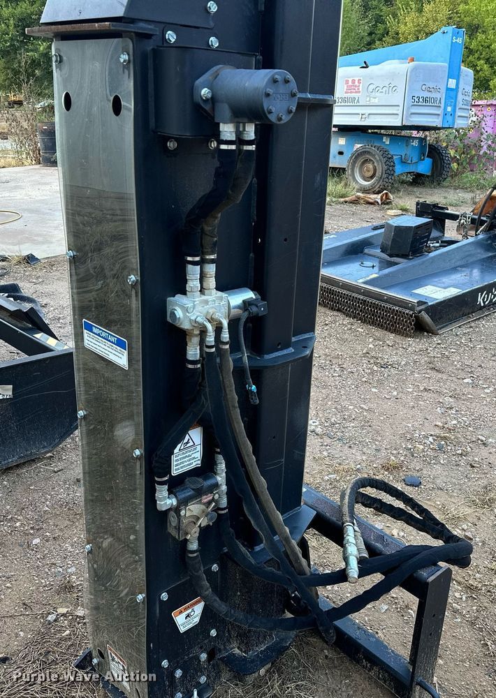 image for item NA9582 Quick Attach  skid steer post driver