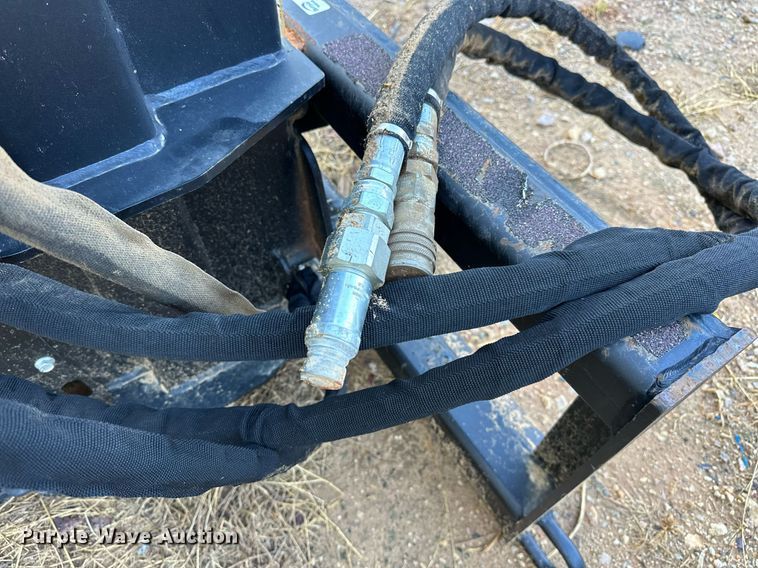 image for item NA9582 Quick Attach  skid steer post driver