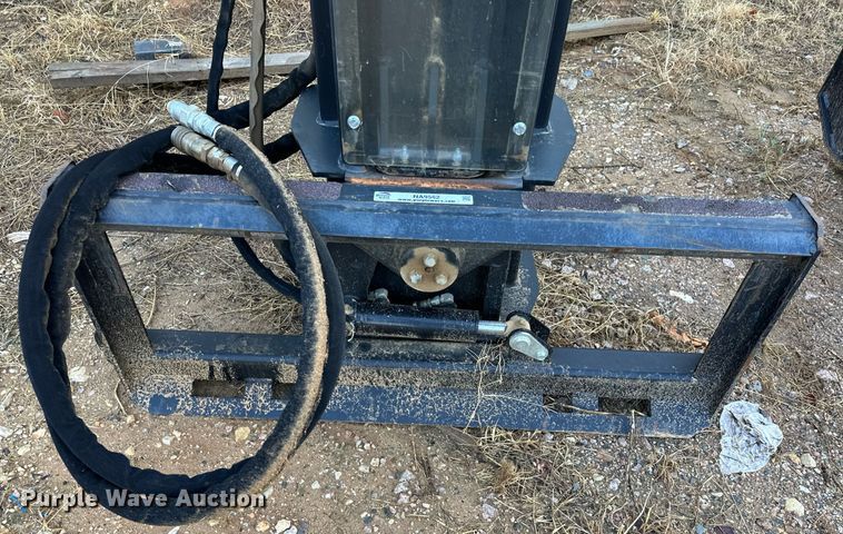 image for item NA9582 Quick Attach  skid steer post driver