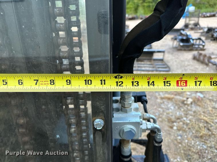 image for item NA9582 Quick Attach  skid steer post driver