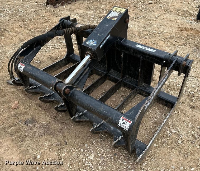 image for item NA9589 Blue Diamond 106033-25  compact utility loader grapple bucket