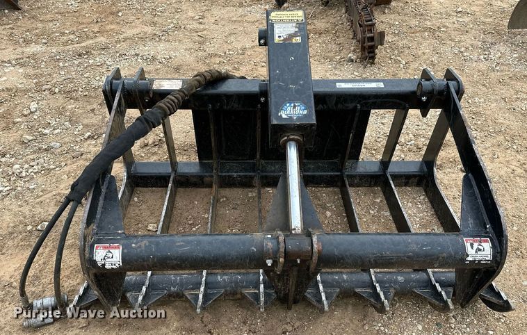 image for item NA9589 Blue Diamond 106033-25  compact utility loader grapple bucket