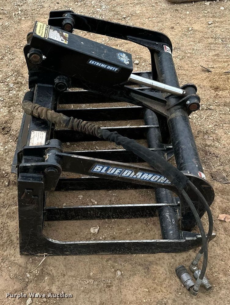 image for item NA9589 Blue Diamond 106033-25  compact utility loader grapple bucket