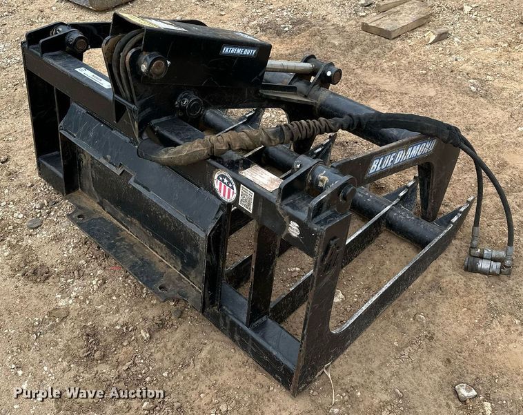 image for item NA9589 Blue Diamond 106033-25  compact utility loader grapple bucket