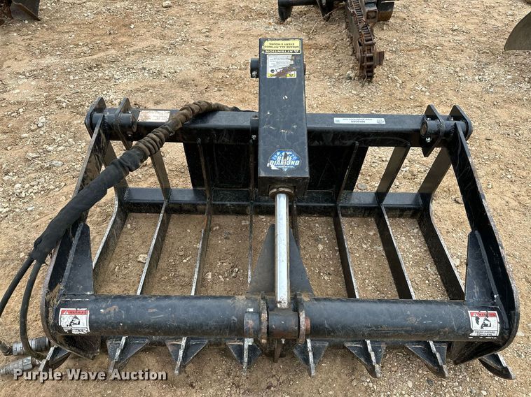image for item NA9589 Blue Diamond 106033-25  compact utility loader grapple bucket