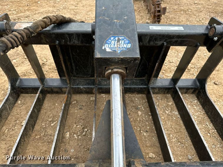 image for item NA9589 Blue Diamond 106033-25  compact utility loader grapple bucket