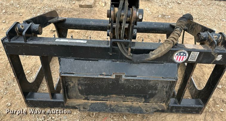 image for item NA9589 Blue Diamond 106033-25  compact utility loader grapple bucket