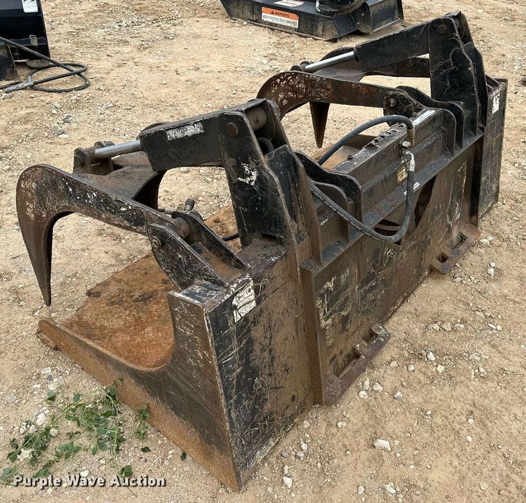 image for item NA9611 Blue Diamond Extreme Duty  skid steer grapple bucket