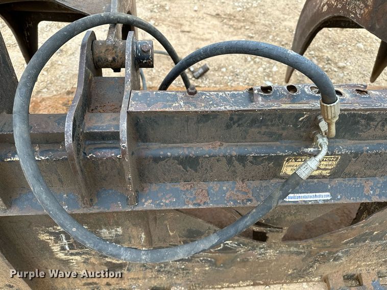 image for item NA9611 Blue Diamond Extreme Duty  skid steer grapple bucket
