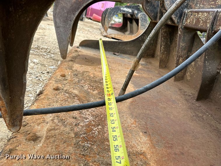 image for item NA9611 Blue Diamond Extreme Duty  skid steer grapple bucket