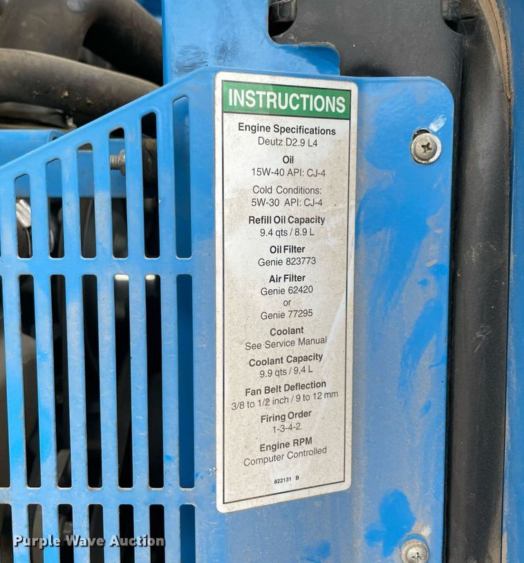 image for item NA9623 2017 Genie S-45  boom lift