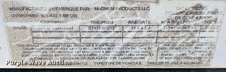 image for item NI9027 2005 Magnum  4060M-MH light plant