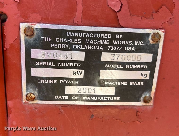 image for item NI9032 2001 Ditch Witch 3700DD  cable plow