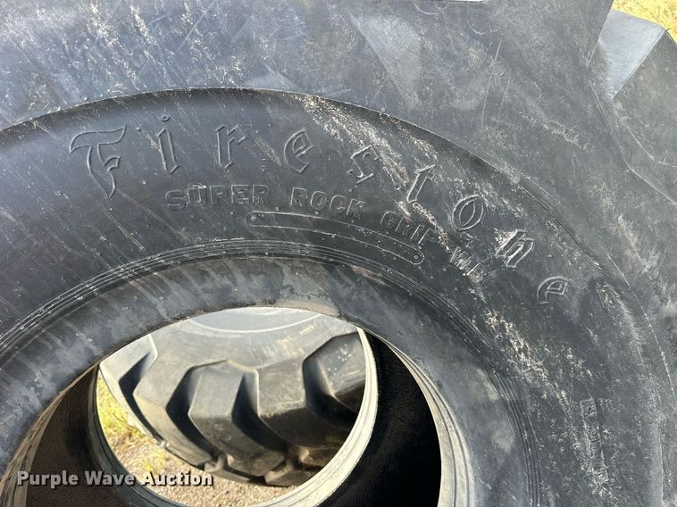 image for item NP9673 (3) Firestone 29.5-25 tires