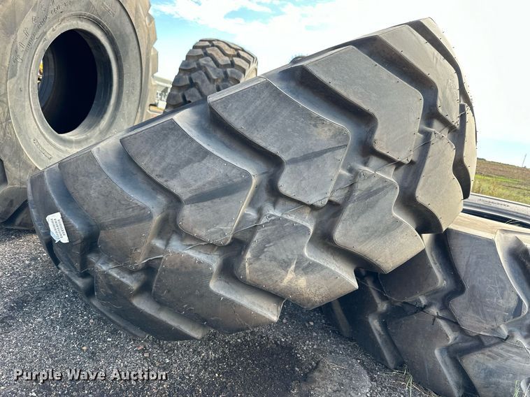 image for item NP9673 (3) Firestone 29.5-25 tires