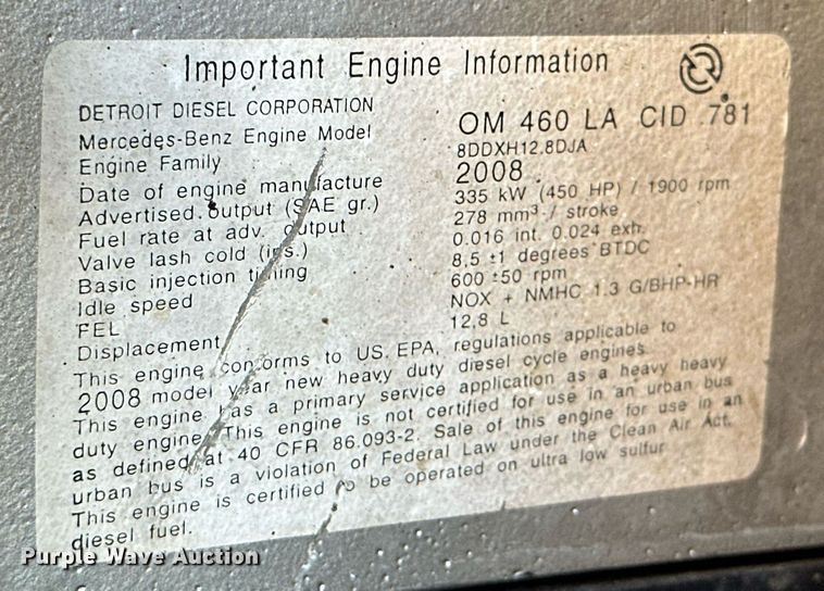 image for item NQ9343 2010 Freightliner Business Class M2  crane truck