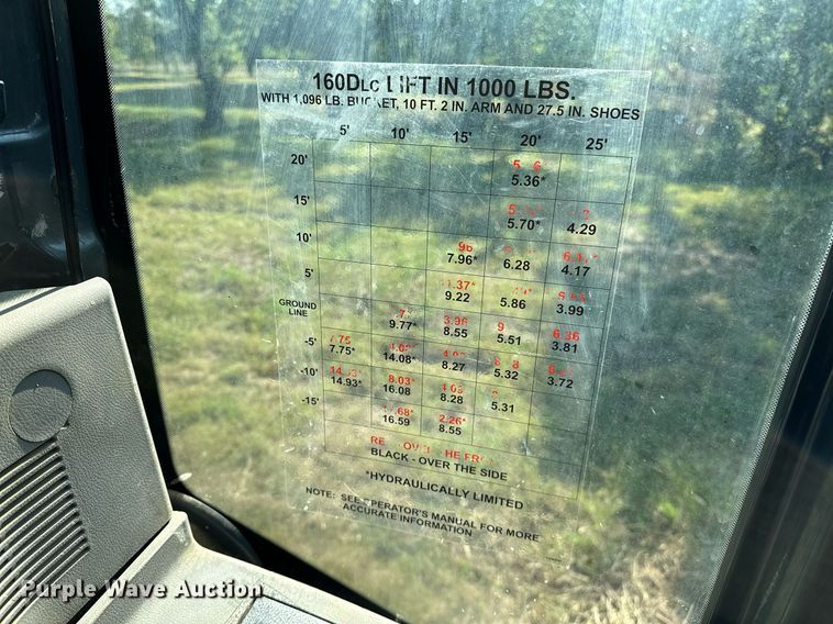 image for item NQ9344 2012 John Deere 160D LC  excavator