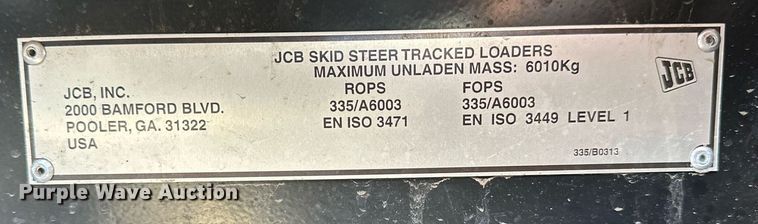 image for item NQ9346 2012 JCB 260T Eco  tracked skid steer loader