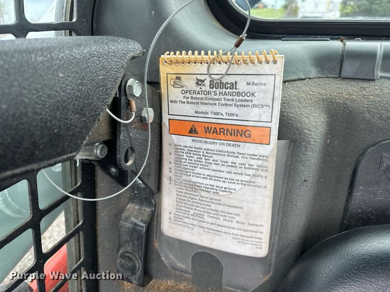 image for item NQ9407 2021 Bobcat T595  tracked skid steer loader